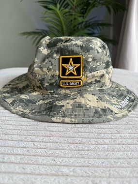U.S. Army Digital Camo Boonie Hat - Green/Tan